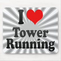 I love Tower Running Mouse Pad