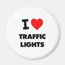 I love Traffic Lights Refrigerator Magnets