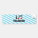 I Love Trance Bumper Sticker