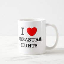 I Love Treasure Hunts Coffee Mug