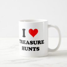 I Love Treasure Hunts Mugs