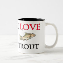 I Love Trout Mug
