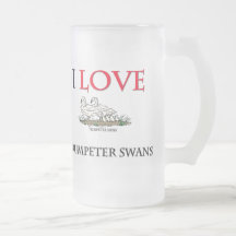 I Love Trumpeter Swans Coffee Mug