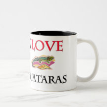 I Love Tuataras Coffee Mugs