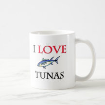 I Love Tunas Coffee Mug