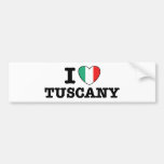 I Love Tuscany Bumper Sticker