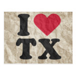 I LOVE TX POST CARD