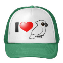 I Love Umbrella Cockatoos Trucker Hat