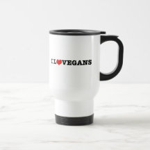 I Love Vegans Coffee Mug
