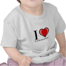 I Love Vermont T Shirts
