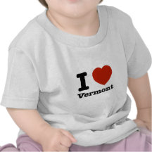 I Love  Vermont Tees