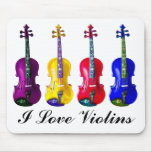 I LOVE VIOLINS-MOUSEPAD