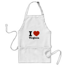 I Love Virginia Aprons