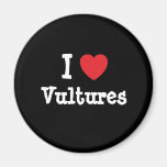 I love Vultures heart custom personalised Fridge Magnet