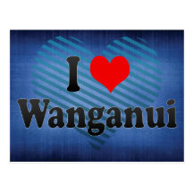 I Love Wanganui, New Zealand Post Card