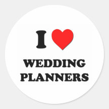 I Love Wedding Planners Sticker