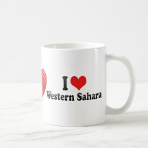 I Love Western Sahara Coffee Mug