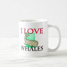 I Love Whales Mugs