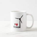 i love wind energy coffee mugs