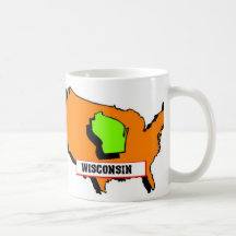 I Love Wisconsin Mugs
