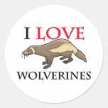 I Love Wolverines Sticker