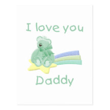I Love You Daddy Post Card