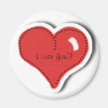 I Love You!!! Magnet