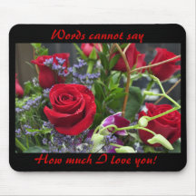 I love you - Mousepad