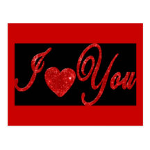 I Love You! - Postcard