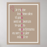 I Love You Poster