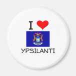I Love Ypsilanti Michigan Fridge Magnets