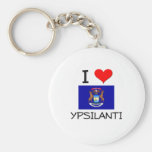I Love Ypsilanti Michigan Key Chains