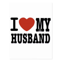 I LOVEMY HUSBAND POST CARDS