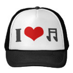 I Luv Music Mesh Hats
