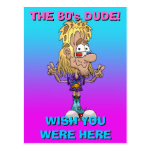 I Miss The 1980's Postcard