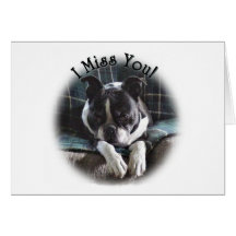 I Miss You Greeting Cards