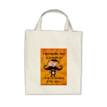 I Moustache You A Question... Bag