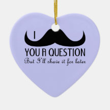 I moustache you a question ornaments