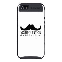 I moustache you a question Skinit iPhone 5 case