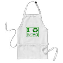 I Recycle Boys Aprons