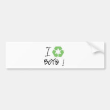 I Recycle Boys! (Just 4 Girls <3) Bumper Sticker