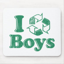 I Recycle Boys Mousepad