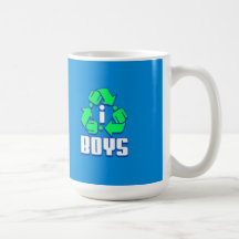 I Recycle Boys Mug
