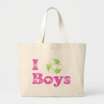 I Recycle Boys Tote Bag