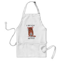 I Recycle, Do You? Aprons