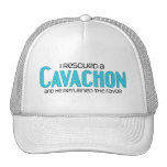 I Rescued a Cavachon (Male) Dog Adoption Design Trucker Hat