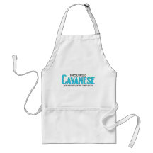 I Rescued a Cavanese (Male) Dog Adoption Design Aprons