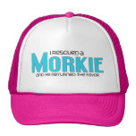 I Rescued a Morkie (Male) Dog Adoption Design Trucker Hat
