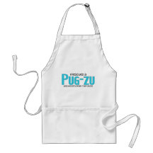 I Rescued a Pug-Zu (Male) Dog Adoption Design Aprons