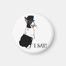 I SAY REFRIGERATOR MAGNET